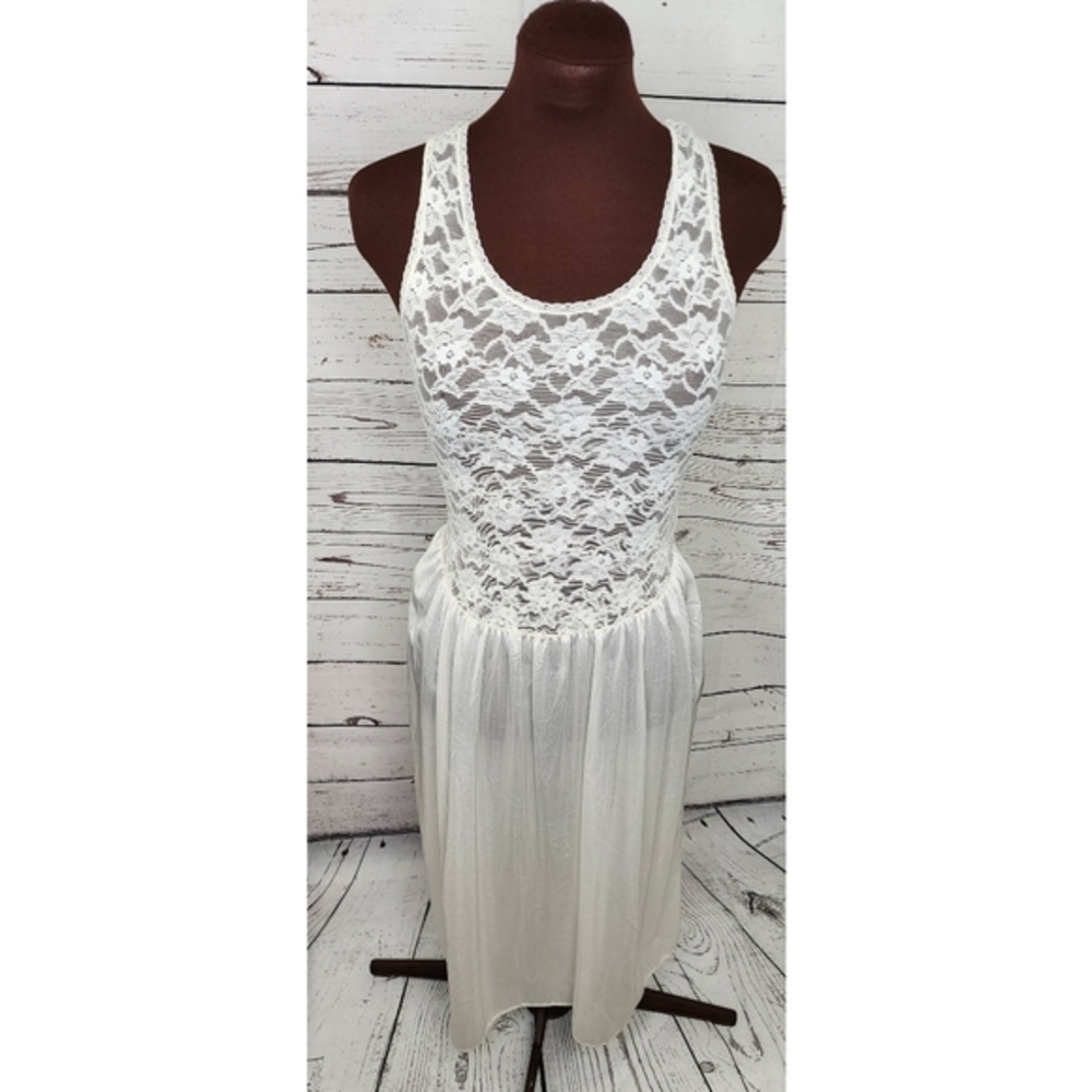 Vintage Barad &‎ Co Lace Nylon Lingerie Nightgown